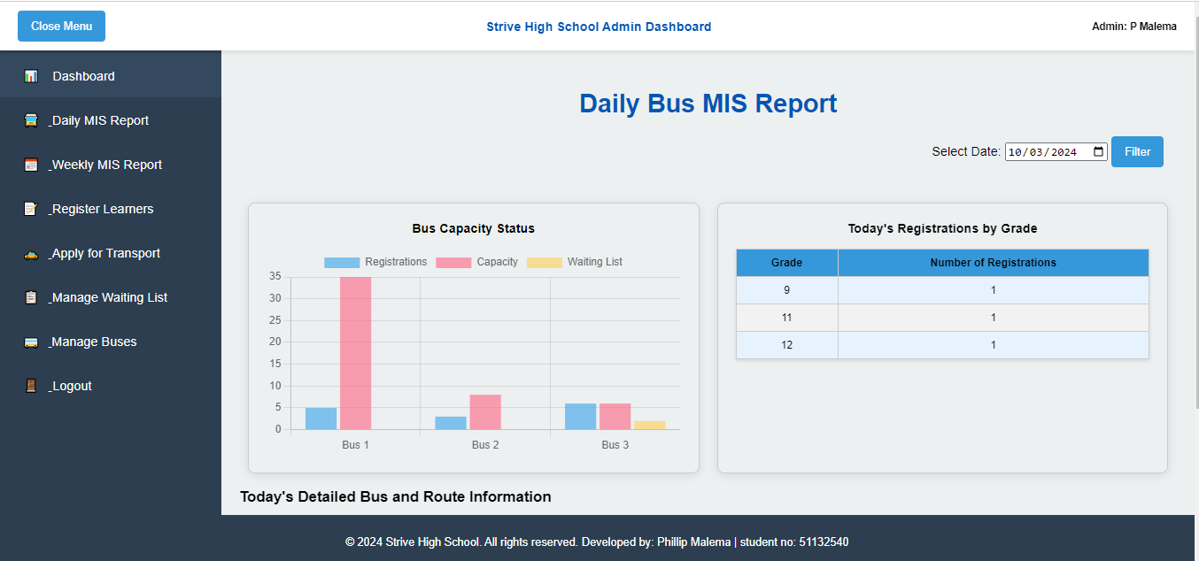 Bus Management System